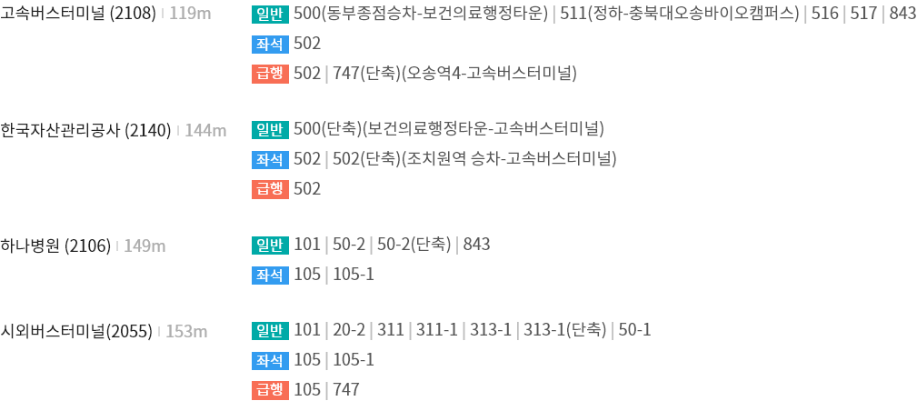 대중교통 안내